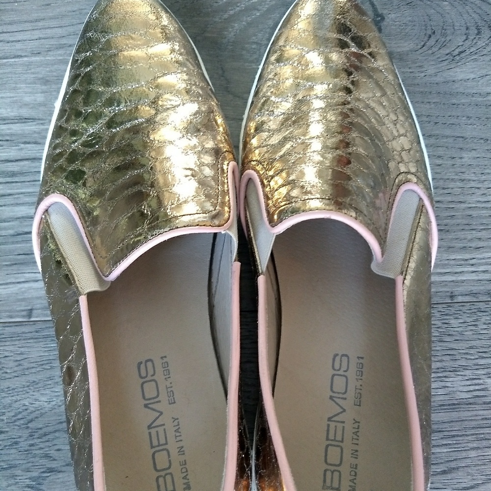 EUC Boemos Italian Leather Loafers